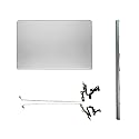 Laptop LCD Top Back Rear Cover Case Silver Compatible for HP 15-DY 15T-DY 15-EF 15S-EQ 15S-FQ TPN-Q222 L63603-001 3D0P5TP503 & Hinges & Hinges Cover