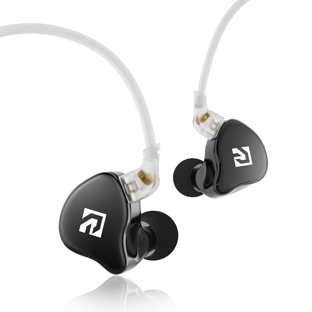 Phenyx Pro in-Ear Monitor Earphones, Sound Isolating Wired Earbuds w/Detachable 2-Pin Cable, Ergonomic Fit, Universal Compatibility, Professional IEM…