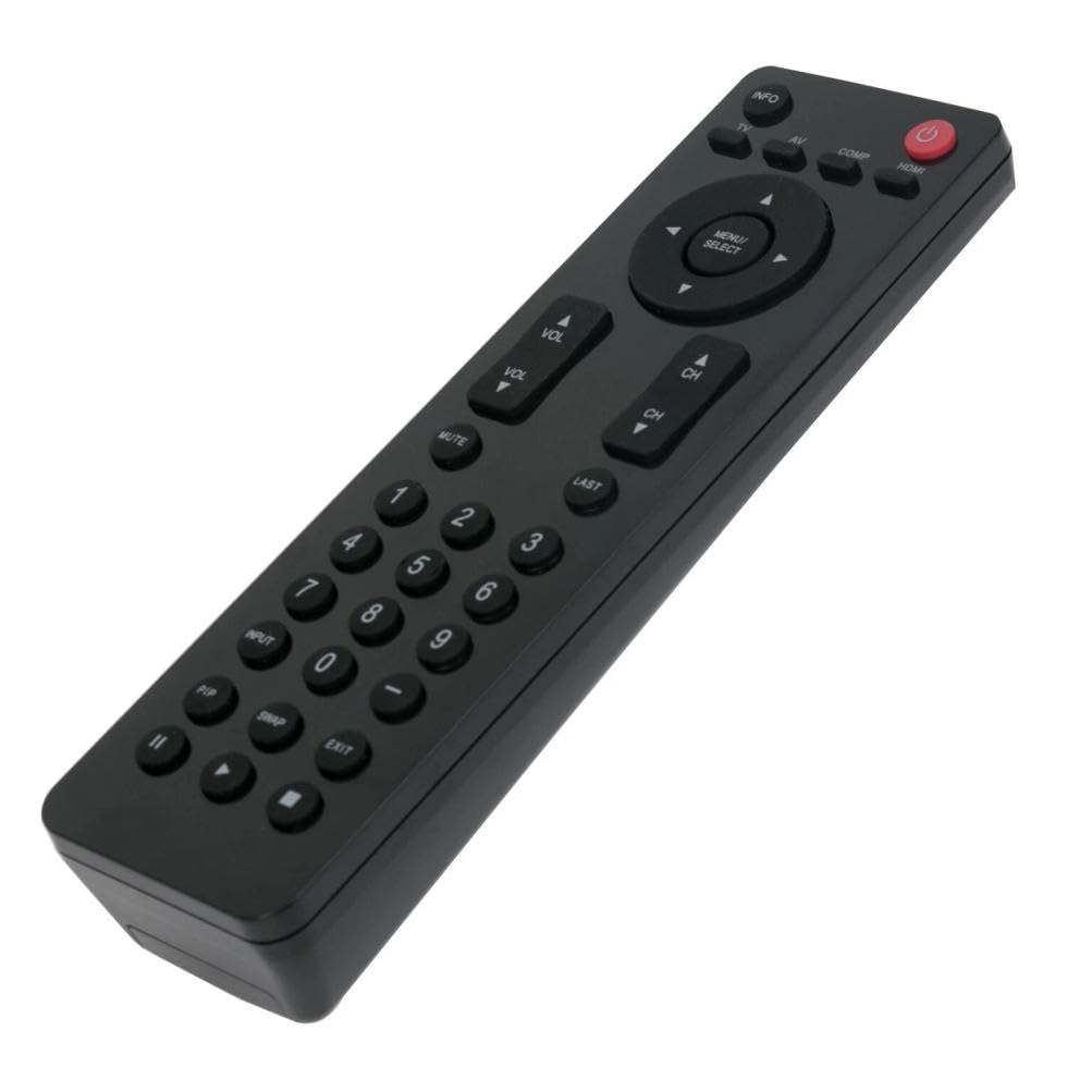 VR4 TV Remote Control for Vizio TV in Living Rooms or Rooms, No Programming or Pairing Needed, Replacement Remote Compatible Models VA320E VA320M
