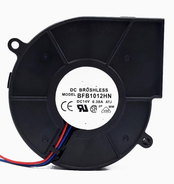 BFB1012HN 9733 14V 0.38A 3-Wire Centrifugal Turbo Blower Fan