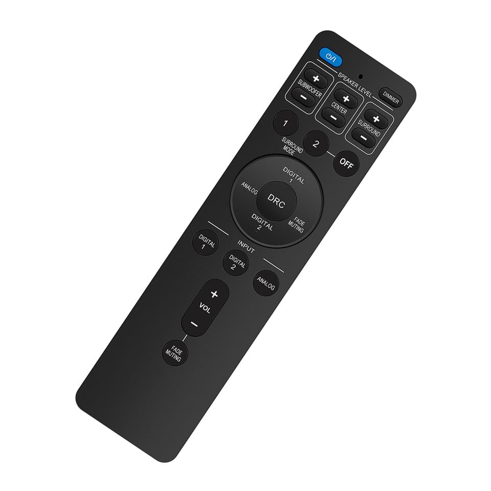 RM-STHBA1A Replaced Remote Control Compatible with JVC Sound Bar Home Theater System TH-BA1
