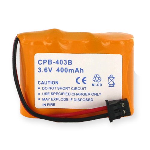 Empire Cordless Phone Battery, Works with Energizer P3302 Cordless Phone, (Ni-CD, 3.6V, 400 mAh) Ultra Hi-Capacity Battery