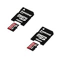 YUNEEC Q500 4K Quadcopter Drone Memory Card 2 x 64GB microSDHC Memory Card with SD Adapter (2 Pack)