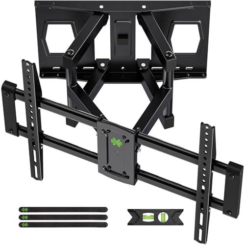 Full Motion Mount, USX MOUNT UL Listed TV Wall Mount for Most 42-84 inch TVs, Holds up to 120lbs, Max VESA 600x400mm, Swivel TV Bracket with Dual