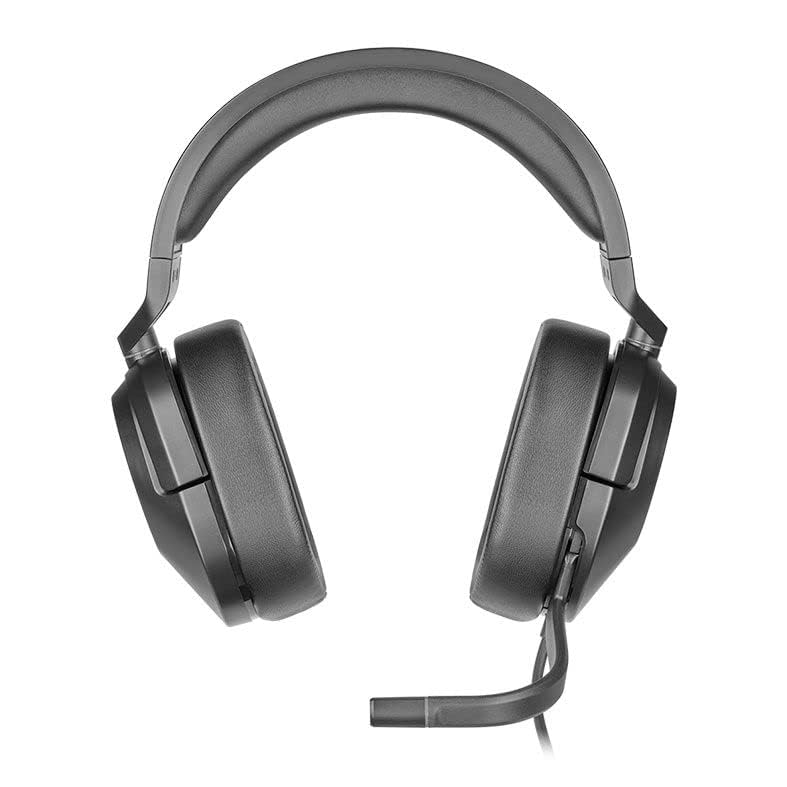 Corsair HS55 STEREO Wired Gaming Headset - Carbon - Stereo - Mini-phone (3.5mm) - Wired - 32 Ohm - 20 Hz to 20 kHz - Over-the-head - Binaural…