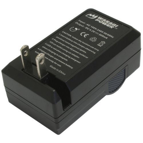 Wasabi Power Battery Charger for Casio NP-80, NP-82, BC-80L