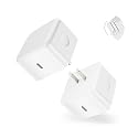 Apple 17e Charger Block Adapter,2Pack 40W USB C Charger Block Dynamic Power Adapter Foldable iPhone Plug with 60W Max Fast Charging for iPhone 17