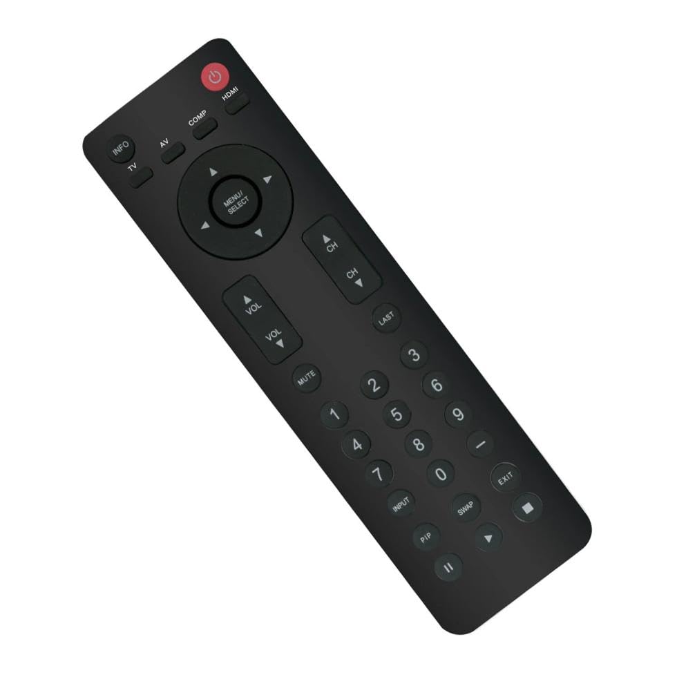 VR4 TV Remote Control for Vizio TV in Living Rooms or Rooms, No Programming or Pairing Needed, Replacement Remote Compatible Models VA320E VA320M