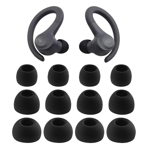 NANLANFAN Replacement Silicone Ear Tips for JLab Go Sport+, JLab Go Air Sport, JLab Epic Air Sport ANC Gen 2, JLab Epic Air Sport ANC Wireless
