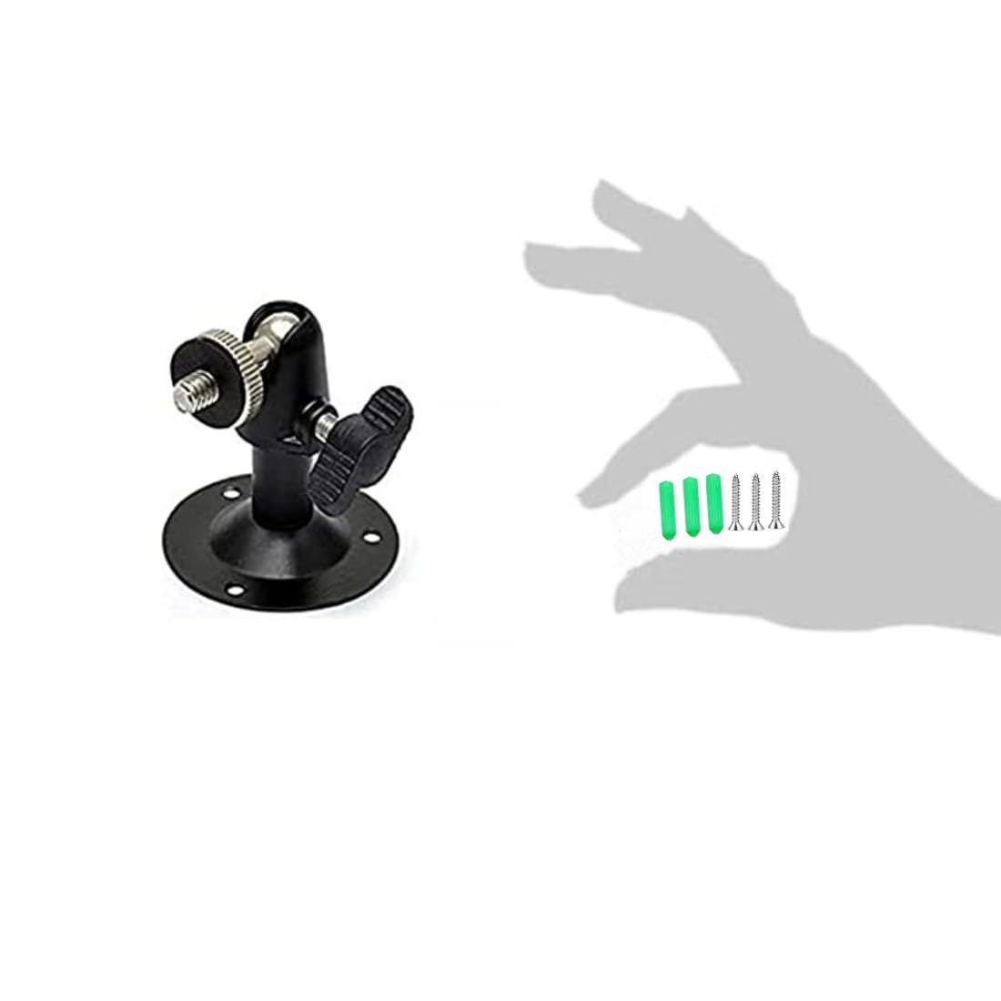 Security Wall Mount for Oculus Sensor Arlo, Arlo Pro,R Stick Up Cam Wired/Battery,GDQLCNXB Metal Security Camera Bracket Outdoor Indoor 360° Rotation