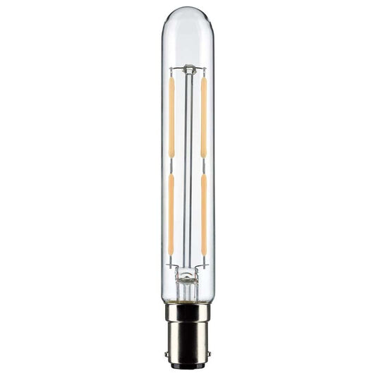 Satco 21861-4T6.5/LED/CL/930/120V/DC/1CD Tubular (S21861) Double Contact Bayonet Base Exit Light Bulb