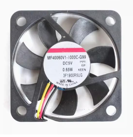 MF40060V1-I000C-G99 DC5V 0.65W 40x40x6mm 3-Wire Cooling Fan
