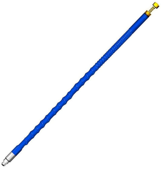 FS5-BB FS-Series 5-Feet (152cm) 40 Channel Plus 1000 Watt Tunable Tip CB Antenna, Blue, 5/8 Wave Length Design, Can be Used in Single or Dual