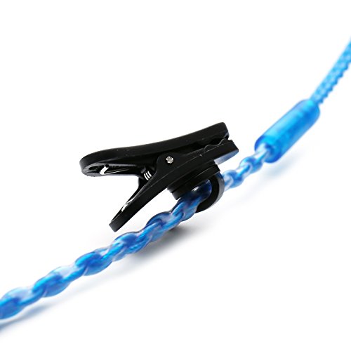 ZY HiFi Cable SE215 315 425 535 Four-core Twisted Silver Plated OFC Upgrade Cable ZY-065 Blue