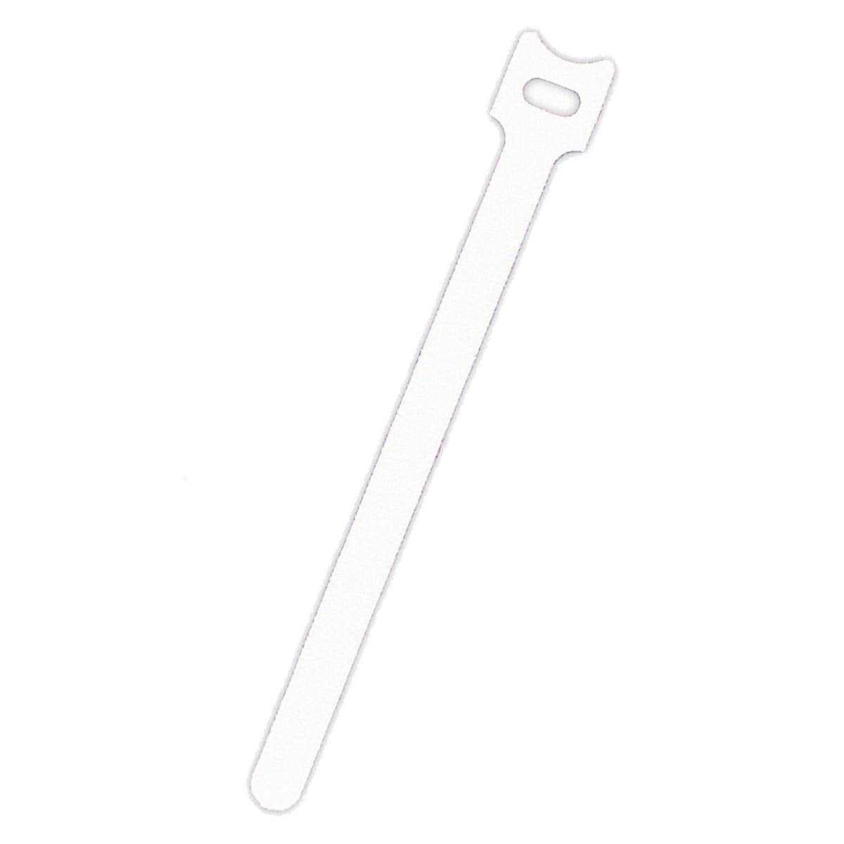 NavePoint 10 Inch Hook and Loop Reusable Strap Cable Cord Wire Ties 100 Pack White