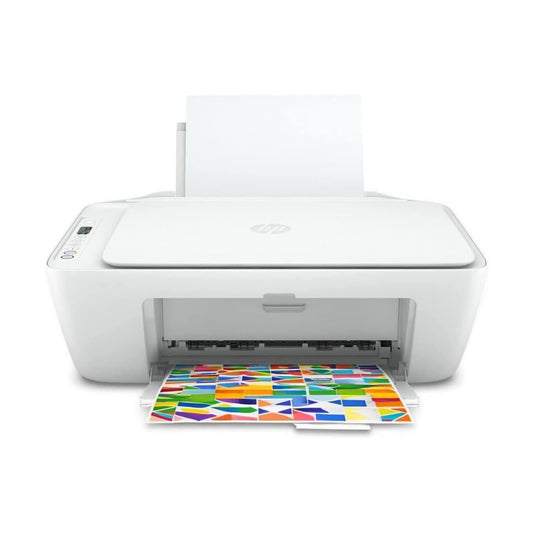 HP (Renewed) DeskJet 2752e Wireless All-in-One Instant Ink Ready Color Inkjet Printer, White - Print Scan Copy - Icon LCD Display, 1200 x 1200 dpi