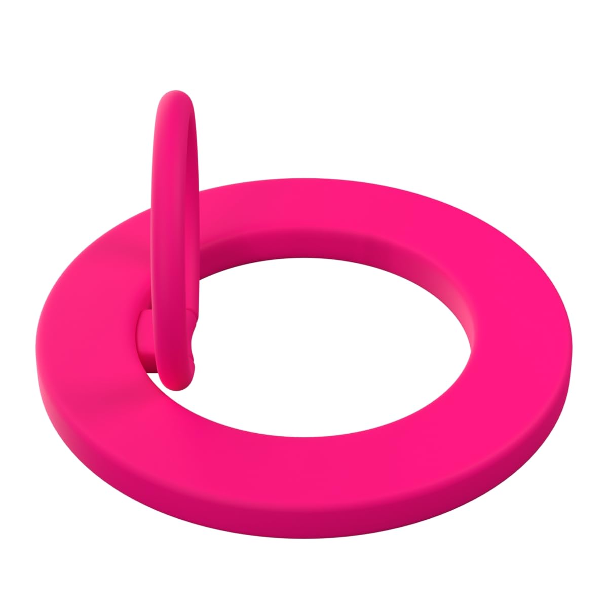 FELONY CASE - Neon Pink Ring Grip and Stand - Version 2.0 - Improved Stronger Magnet, Magnetic Phone Ring Holder for MagSafe Compatible iPhone 17,16