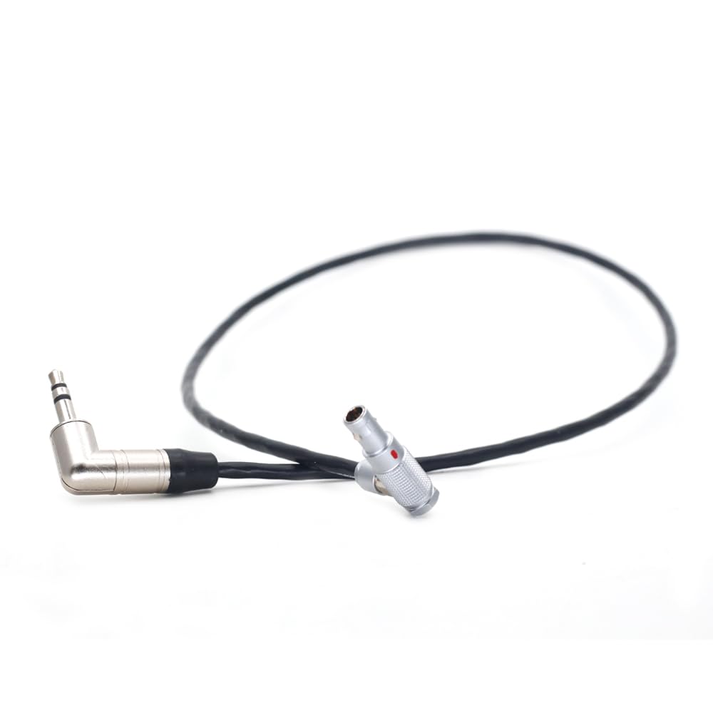 Y'XIAN 3.5mm TRS Jack to 00B 4pin Timecode Cable Tentacle Sync for Red Epic/Gemini/RED Camera, Red Timecode Cable