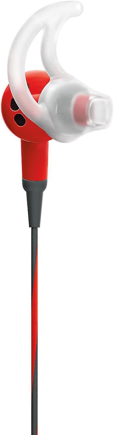 Bose SoundSport In-Ear Headphones w/Mic (Apple) (Red) (Renewed)