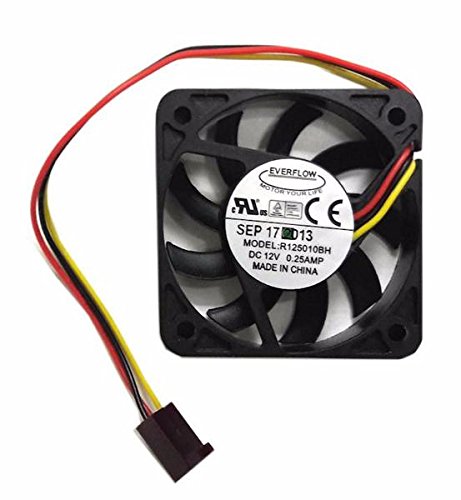 Everflow 12V DC 3 Pin Fans (50x10mm, High Speed)