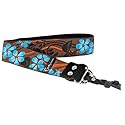 Capturing Couture Hibiscus Ocean 1.5" Camera Strap (Brown)