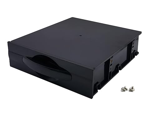 BlueMart 5.25" Black Desktop Computer ATX/MATX Hard Drive Mobile Blank Rack Drawer Tray Devices Storage Box case