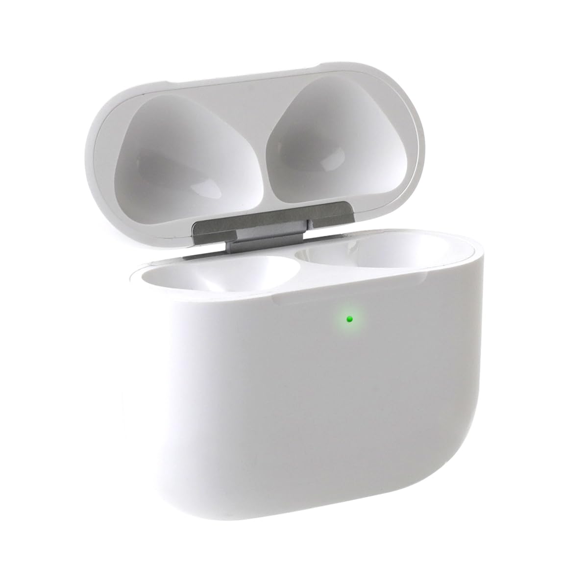 COFFWAY Wireless Charging Case for AirPods 4th Generation, USB-C Replacement Charger, Hard Shell Plastic (White)