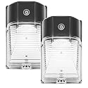 CINOTON 26W LED Wall Pack Light with Dusk to Dawn Sensor, 3000LM [100-277Vac] LED Wall Lights IP65 Waterproof Outdoor Security Flood Lighting