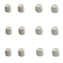 Mijusun Small Ear Tips Extra Small Earbuds Tips Replacement for Wireless Wired in-Ear Earphones fit 4.0mm-5.5mm Nozzles White
