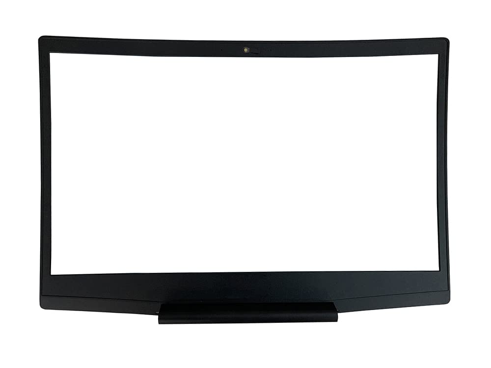 CyanWind LCD Cover Hinges Front Bezel Covers Set Black for Dell Ins-piron Gaming G3 15 3500 3590 Laptop 0747KP 747KP Back Shell Rear Lid Top Case