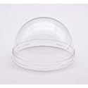 JMX Indoor/Outdoor Acrylic Camera Dome Cover Security Camera Housing (4.2 Inches, Transparent)