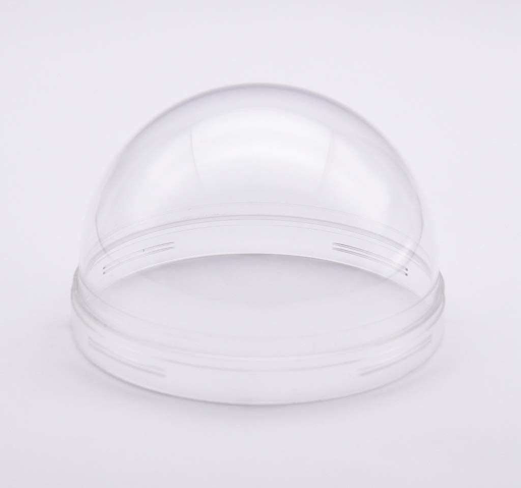 JMX Indoor/Outdoor Acrylic Camera Dome Cover Security Camera Housing (4.2 Inches, Transparent)
