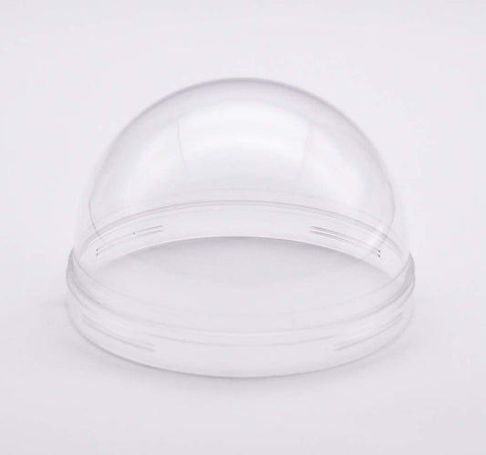 JMX Indoor/Outdoor Acrylic Camera Dome Cover Security Camera Housing (4.2 Inches, Transparent)