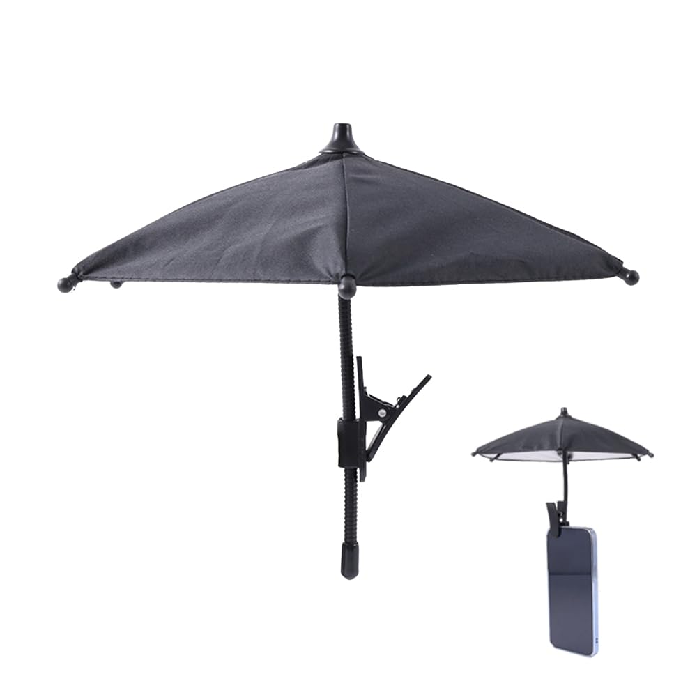 BHFBHFBH Cell Phone Umbrella - Flexible Angle Design, Universal Cell Phone Sunshade