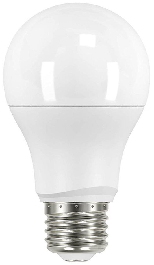 6 Pack Satco S9593 9.5 Watt Non-Dimmable Frosted 2700K Warm White LED A19 Light Bulb - Medium Base (60w Equivalent)