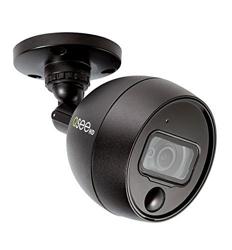 Q-See (QCA8091B-4 Home Security Camera, 1080p Analog HD Add-On Security CCTV Bullet PIR Surveillance Camera 4 Pack, Night Vision, Indoor and Outdoor