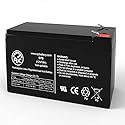 AJC Battery Compatible with Leoch DJW12-7.0 12V 7Ah Sealed Lead Acid Battery