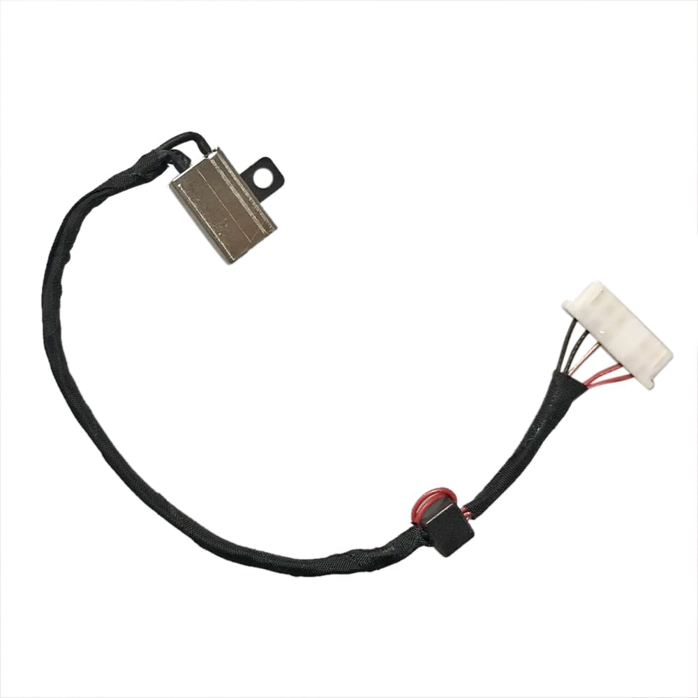 HSSDTECH DC Power Jack Charging Port Cable Plug Socket Connector Cable line Wire Replacement for DELL 5000 5555 5566 5558 5455/14 5458/Vostro 14 3458