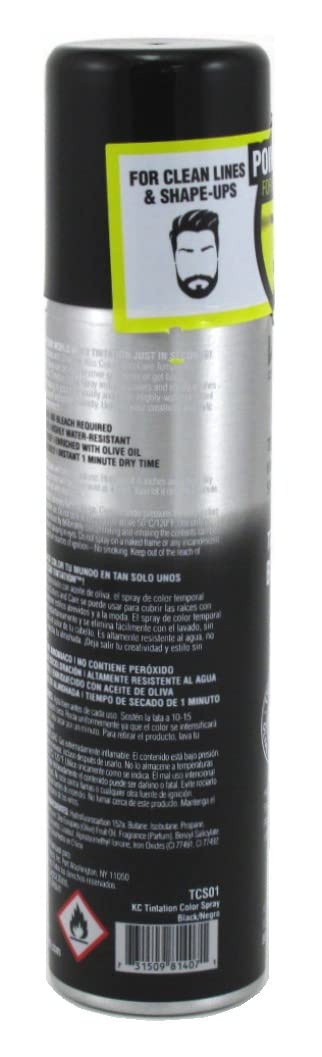 Red By Kiss: Temporary Hair Color Spray - Black - 2.82 oz