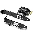 2.5Gb PCIe Network Card, VunLink Multi-Gigabit 2.5G Ethernet Card, Realtek RTL8125B LAN Adapter, 2.5Gbps/1Gbps/100Mbps NIC Card for Desktop PCs