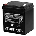 UltraTech Power Products 1250F1 12 Volt 5.0 Ah Sealed Lead Acid Battery - F1 Terminal (Replaces UT 1240) UT-1250F1