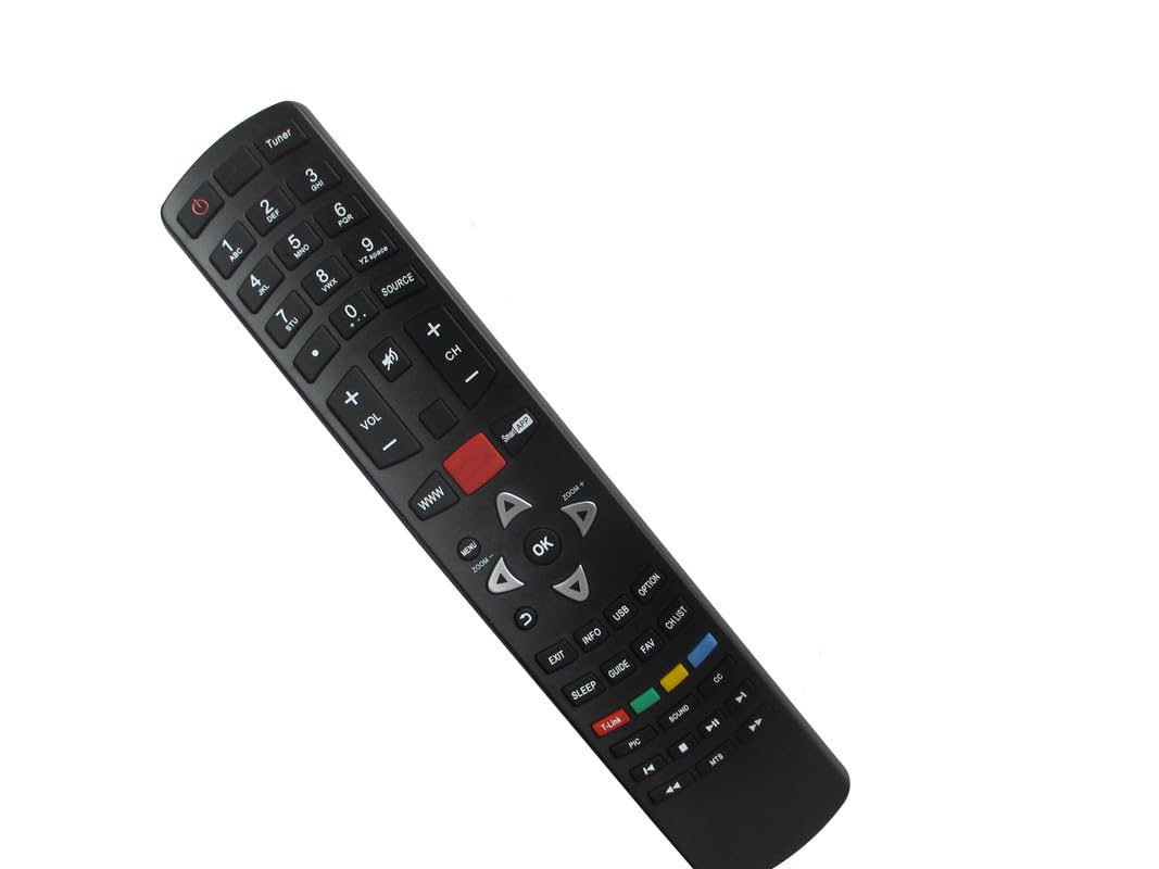 HCDZ Replacement Remote Control for TCL LE58FHDE3000X LE50FHDE3010 L26HDF11TA L40FHDP60 L26HDM12 32S3600 RC2000N02 LCD LED HDTV Smart 3D TV