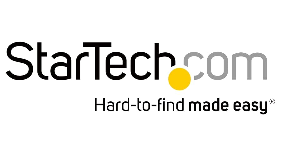 StarTech 50-Pack M5 12mm Mounting Screws, Black Steel, 19in & 10in, TAA