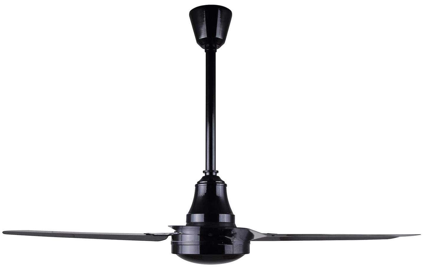Canarm CP60DW10N 60-Inch Industrial DC Ceiling Fan, High-Performance Weatherproof, Black, Downrod Mount, Energy-Efficient for Large Indoor & Outdoor