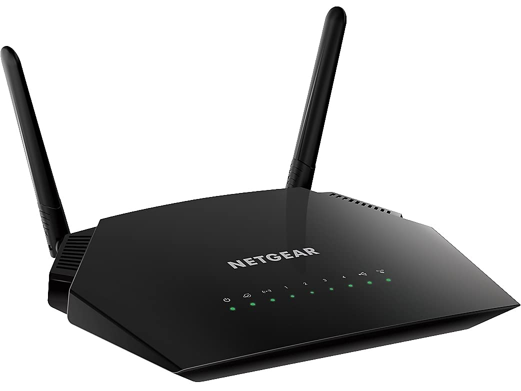 NETGEAR WiFi Router (R6230) - AC1200 Dual Band Wireless Speed (up to 1200 Mbps) | Up to 1200 sq ft Coverage & 20 Devices | 4 x 1G Ethernet and 1 x 2.0