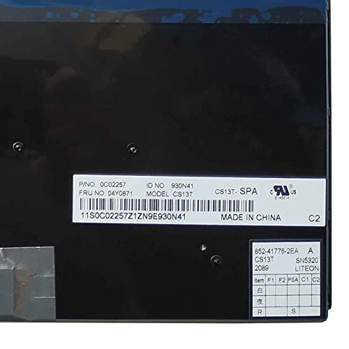 BaoRuiNan Laptop Spanish Keyboard for Lenovo THINKPAD L440 L450 L460 T431 T431S T440 T440P T440S T450 T450S E431 E440 04Y2736 SP Layout