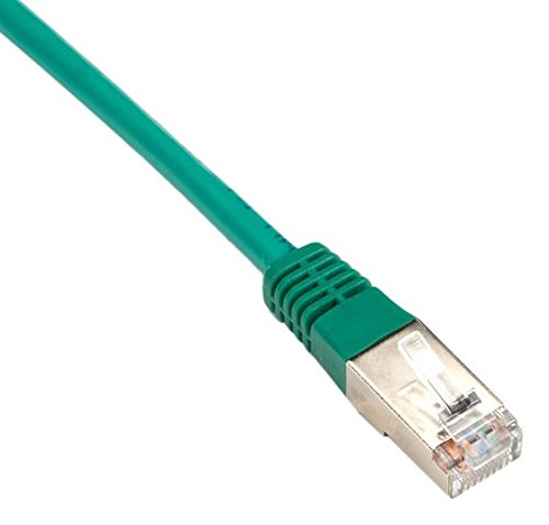 Black Box CAT6 250-MHz Shielded, Stranded Cable SSTP (PIMF), PVC, Green, 30-ft. (9.1-m)