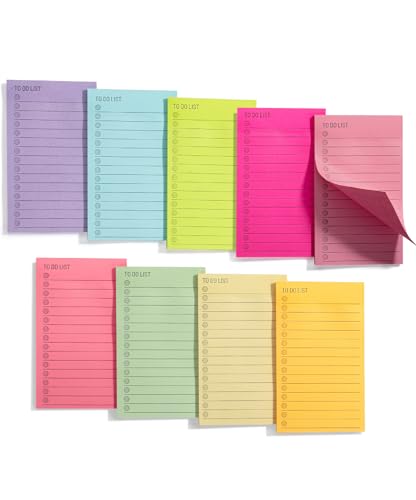 Mr. Pen- to Do List Sticky Notes, 3” x 5”, 9 Pads, 360 Sheets
