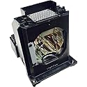 Jaspertronics™ OEM Lamp & Housing for The Mitsubishi WD-65735 TV with Philips Bulb Inside - 1 Year Warranty