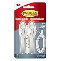 Command Cord Bundlers, Damage-Free Cord Management, 2-Bundlers, 3-Strips, Holds up to 2 lbs - Easy to Open and Close, Ideal for Organizing Cables and